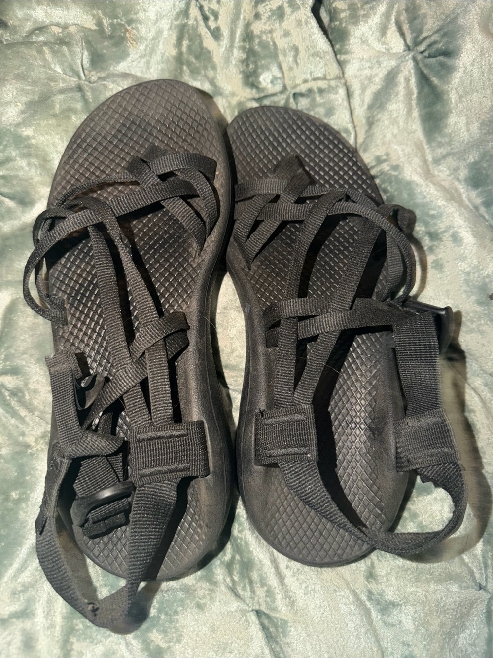 Chaco Women's Black Strappy Hiking Sandals